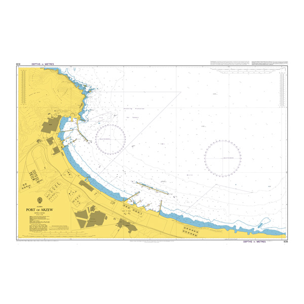 Nautical Chart 838 Port of Arzew