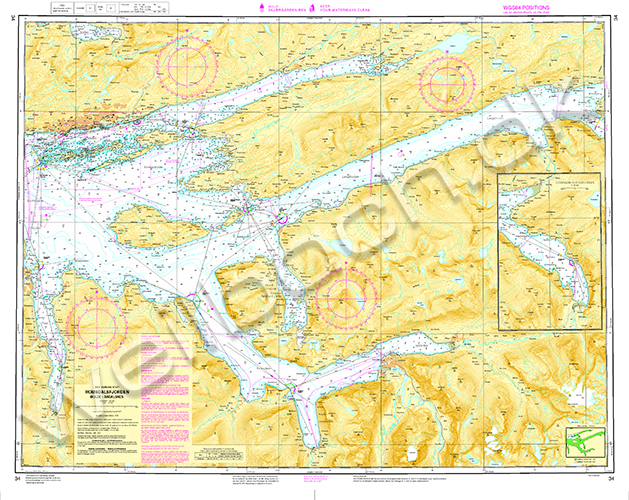 Nautical Chart 34 Molde - Åndalsnes