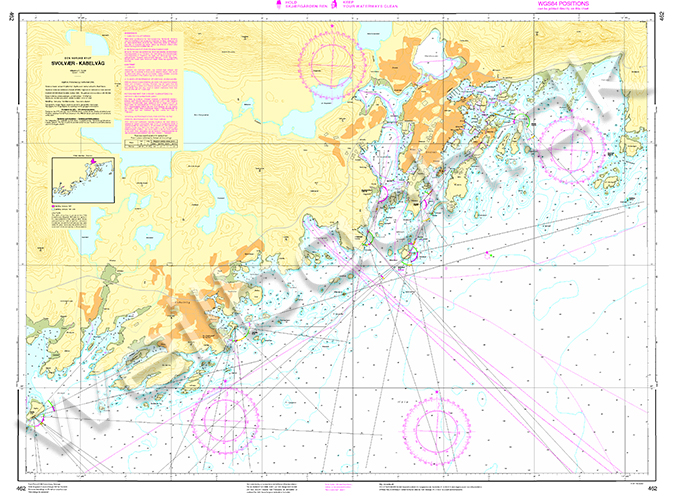 Nautical Chart 462 Svolvær - Kabelvåg