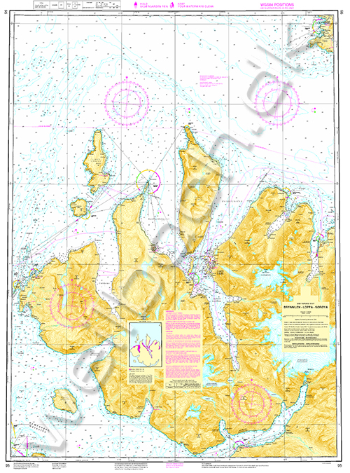 Nautical Chart 95 Brynilen/Loppa-Sørøya