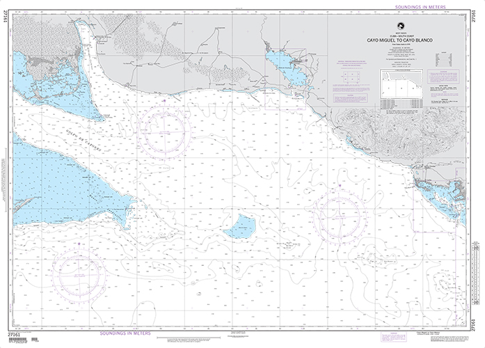 Nautical Chart 27161 CAYO MIGUEL TO CAYO