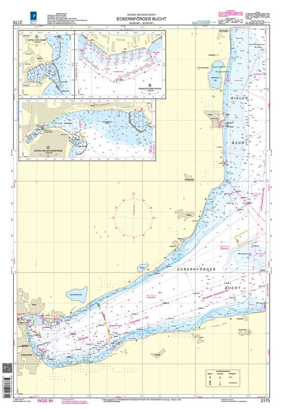 Nautical Chart 2170 Eckernförder Bucht