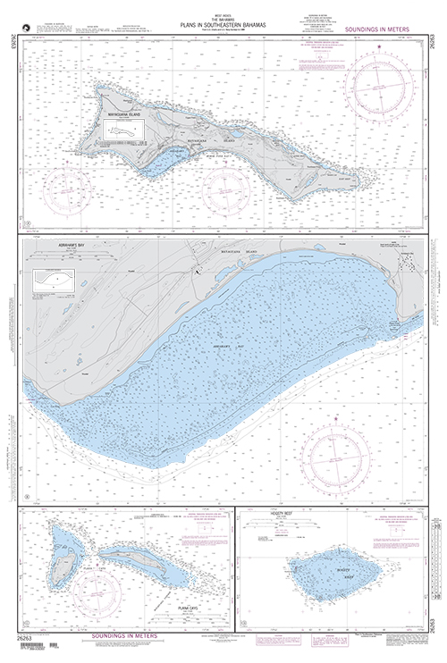 Nautical Chart 26263 MAYAGUANA ISLAND