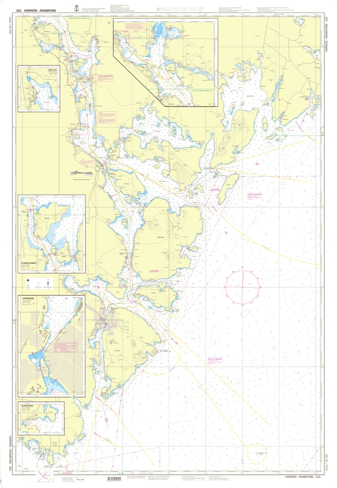 Nautical Chart SE 523 Hærnøn-Kramfors