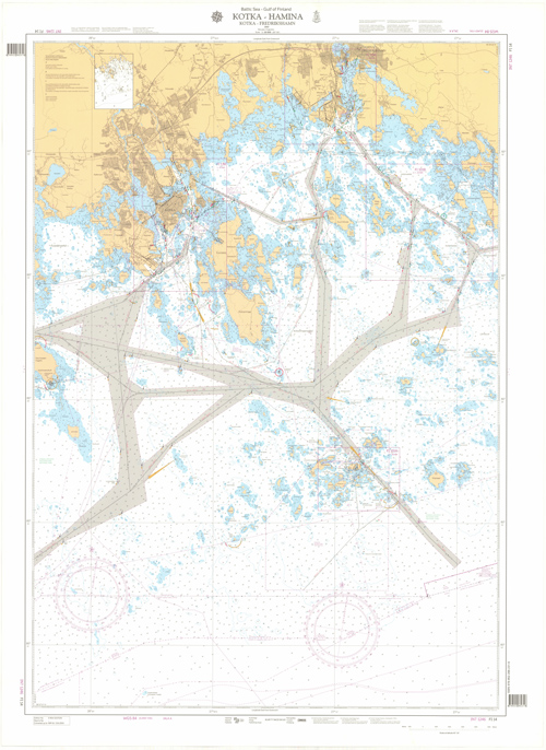 Nautical Chart FI 14 Kotka - Hamina