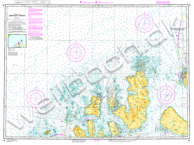 Nautical Chart 89 Sør Fugløy til Kvaløy og Torsvåg.